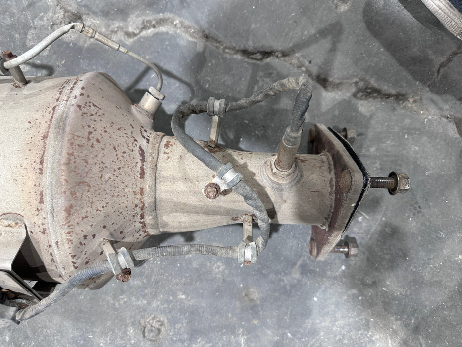 2017 NISSAN TITAN XD RESERVE DPF CATALYTIC CONVERTER EXHAUST OEM 102K MILES *DAMAGED SENSORS/READ DESCRIPTION!!*