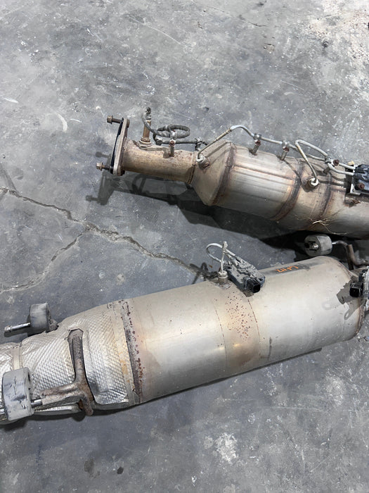 2017 NISSAN TITAN XD RESERVE DPF CATALYTIC CONVERTER EXHAUST OEM 102K MILES *DAMAGED SENSORS/READ DESCRIPTION!!*