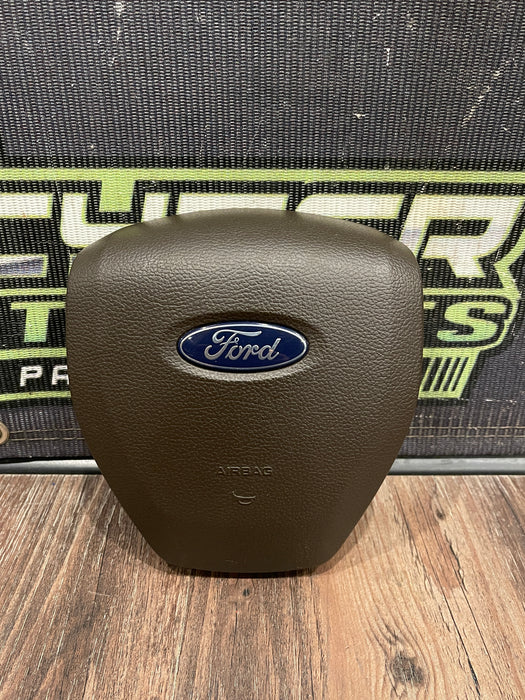 2017-2019 FORD F250 F350 KING RANCH BROWN STEERING WHEEL AIRBAG OEM