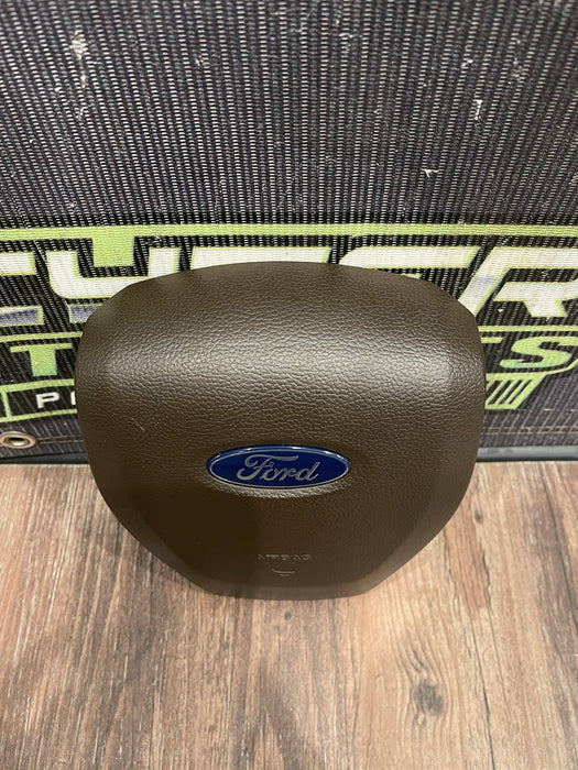 2017-2019 FORD F250 F350 KING RANCH BROWN STEERING WHEEL AIRBAG OEM