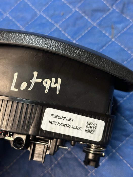 2017-2022 FORD F250 F350 SUPERDUTY 6.7L DIESEL PLATINUM STEERING WHEEL AIRBAG OEM