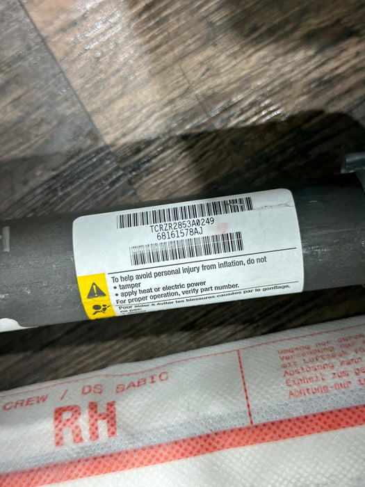 2024 DODGE RAM 3500 HEADLINER ROOF RIGHT CURTAIN AIRBAG OEM