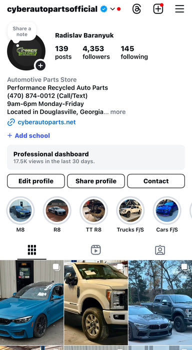 2020 BMW M4 F82 LEATHER STEERING WHEEL AIRBAG OEM GENUINE