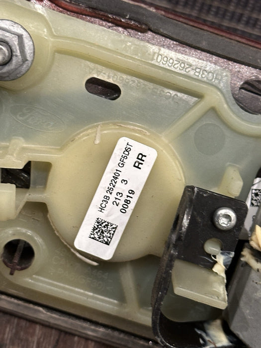 2017-2022 FORD F250 F350 F450 FRONT LEFT DOOR HANDLE OEM RUBY RED RR