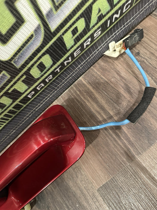 2017-2022 FORD F250 F350 F450 FRONT LEFT DOOR HANDLE OEM RUBY RED RR