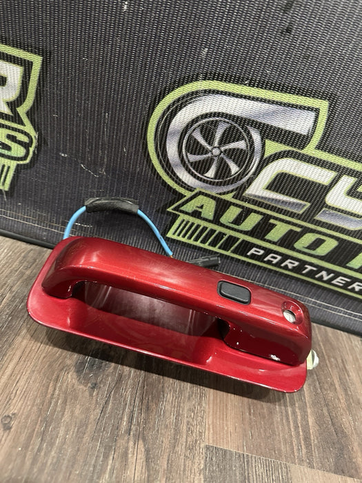 2017-2022 FORD F250 F350 F450 FRONT LEFT DOOR HANDLE OEM RUBY RED RR