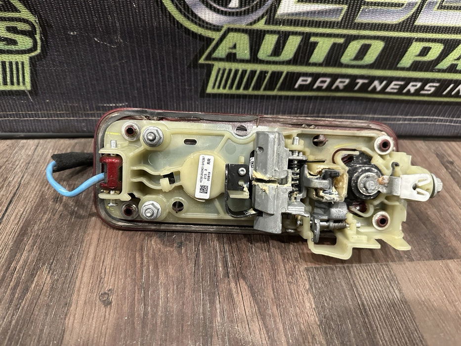 2017-2022 FORD F250 F350 F450 FRONT LEFT DOOR HANDLE OEM RUBY RED RR