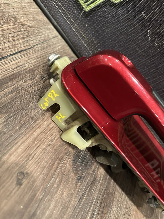 2017-2022 FORD F250 F350 F450 FRONT LEFT DOOR HANDLE OEM RUBY RED RR