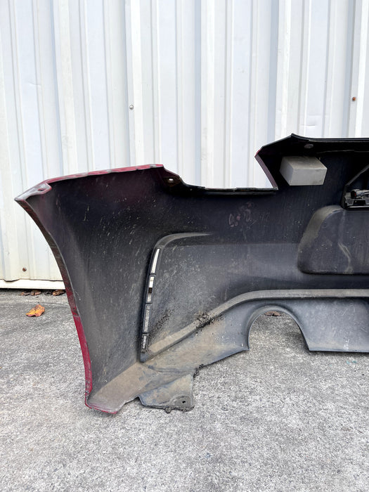 2017 NISSAN 370Z NISMO RED REAR BUMPER SOLID RED A54 OEM *HEAT DAMAGE/SCRATCHES*