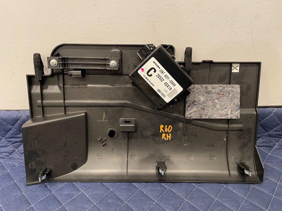 2017 INFINITI Q50 RED SPORT RIGHT TRIM PANEL W/ SONAR CONTROL MODULE OEM