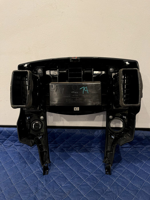 2017 NISSAN 370 NISMO RED STITCH CENTER DASH AC RADIO SURROUND BEZEL OEM *SCUFFS