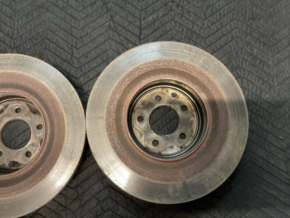 NISSAN 370Z INFINITI G37 REAR AKEBONO BRAKE ROTORS OEM