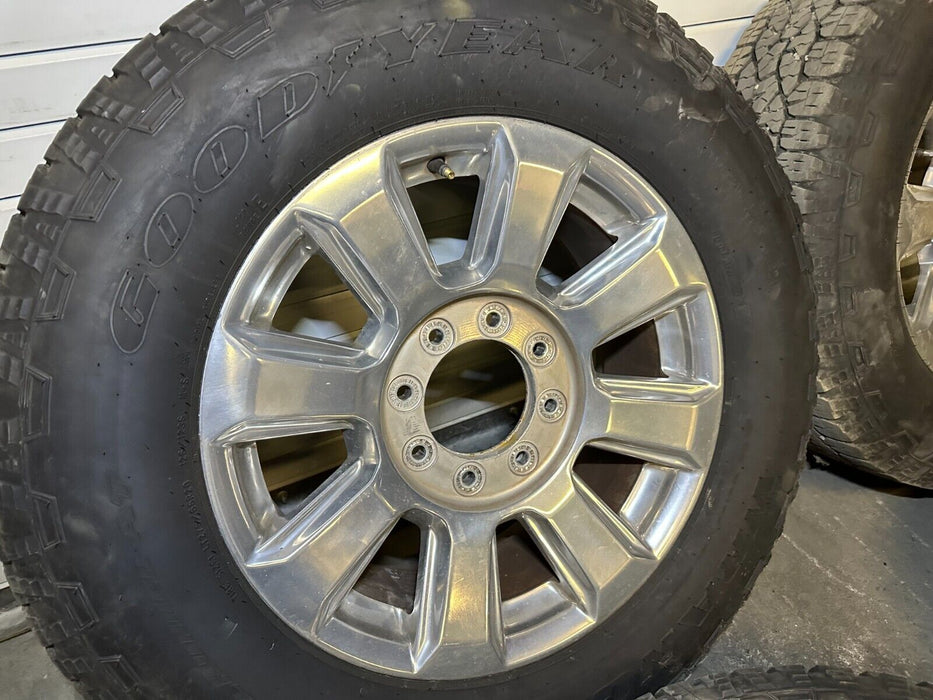 2017-2022 FORD F250 F350 PLATINUM 20" WHEELS RIMS TIRES OEM GOODYEAR