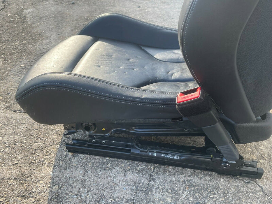 2015 BMW M4 COUPE FRONT PASSENGER SEAT BLACK LEATHER OEM 2016 2017 *DAMAGE*