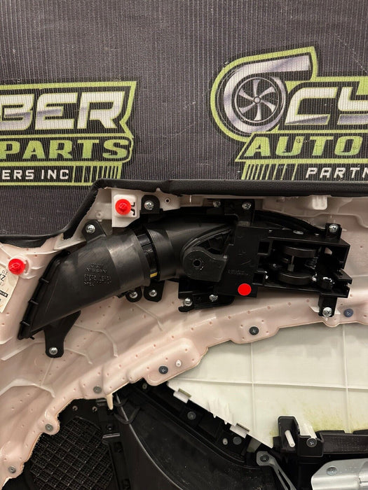 2018 NISSAN 370Z NISMO DRIVER LEFT DOOR PANEL W GUN METAL GREY HANDLE OEM *READ