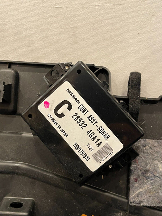 2017 INFINITI Q50 RED SPORT RIGHT TRIM PANEL W/ SONAR CONTROL MODULE OEM