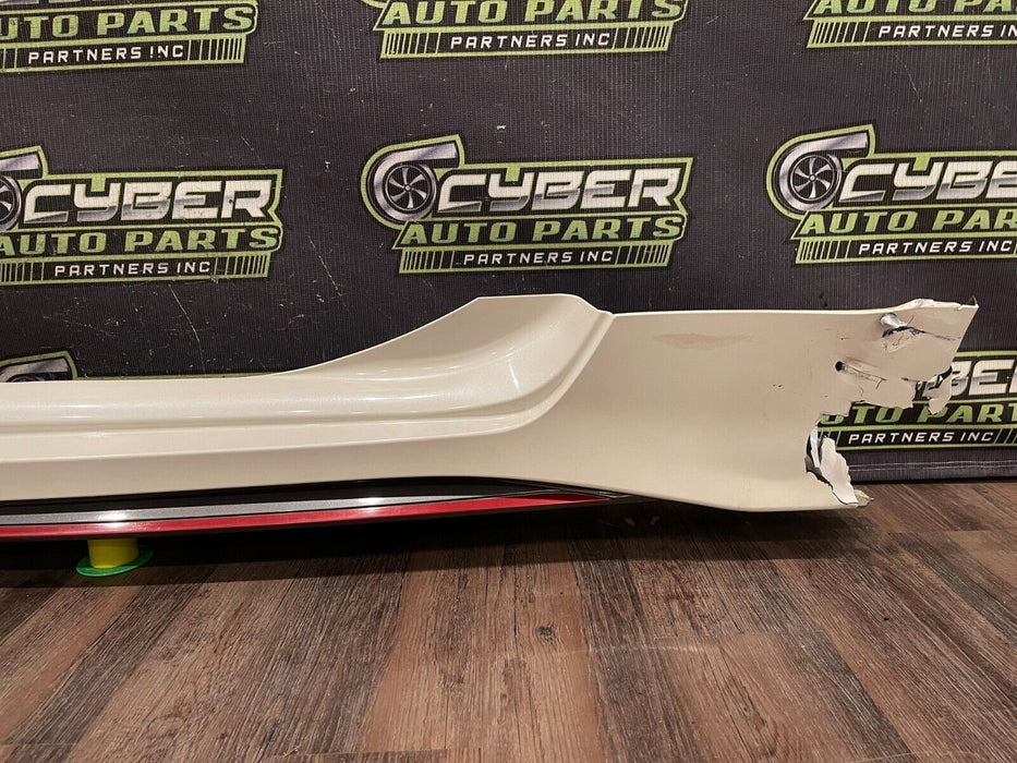 2018 NISSAN 370Z NISMO WHITE DRIVER LEFT SIDE SKIRT OEM *DAMAGED*