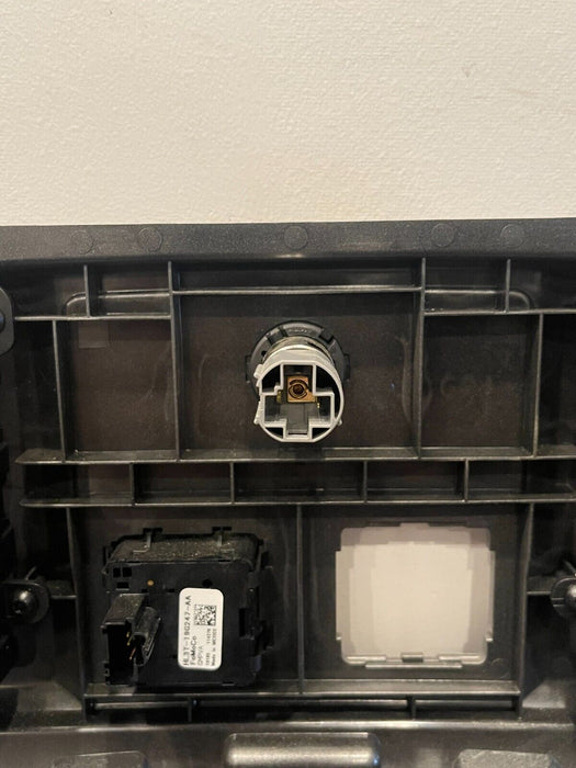 2017-2019 FORD F250 F350 F450 LARIAT TAN REAR CENTER CONSOLE END CAP PANEL OEM