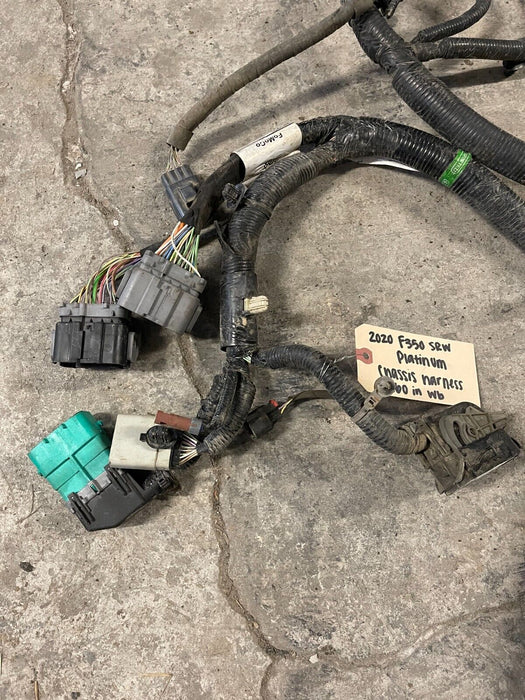 2020 FORD F350 PLATINUM 6.7L DIESEL SRW CHASSIS WIRING HARNESS 160 INCH WB OEM