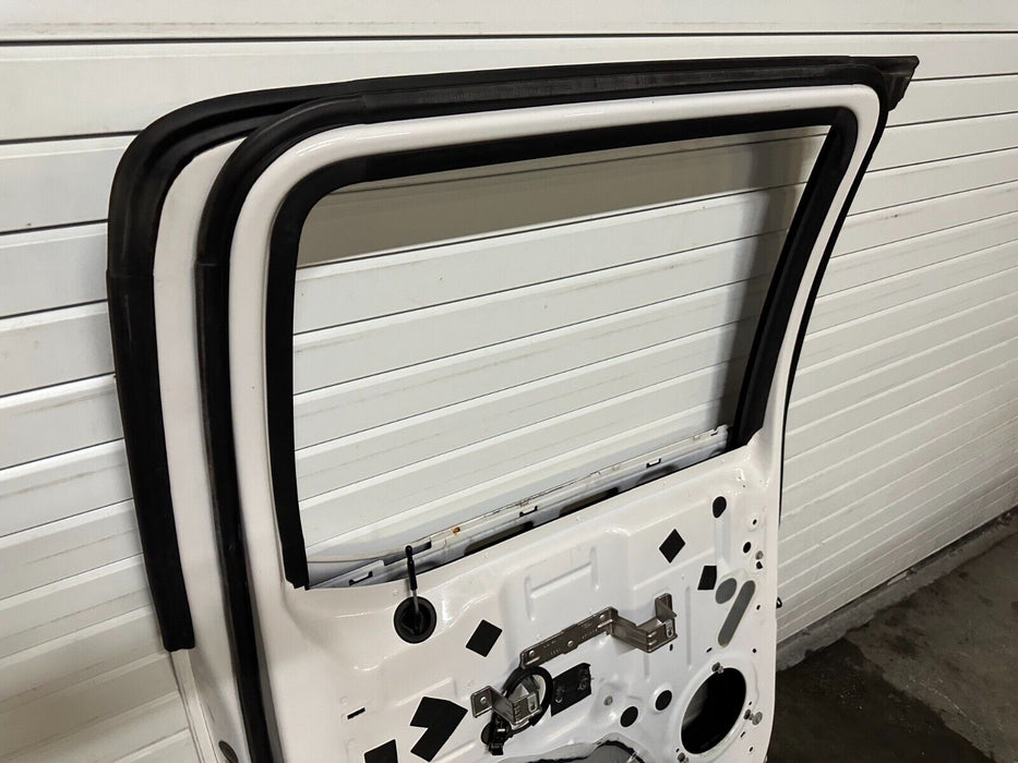 2017 FORD F250 F350 F450 KING RANCH REAR DRIVER DOOR METALLIC WHITE / CARIBOU