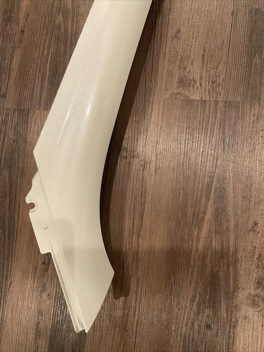 2018 NISSAN 370Z NISMO COUPE RIGHT PEARL WHITE EXTERIOR A PILLAR TRIM OEM