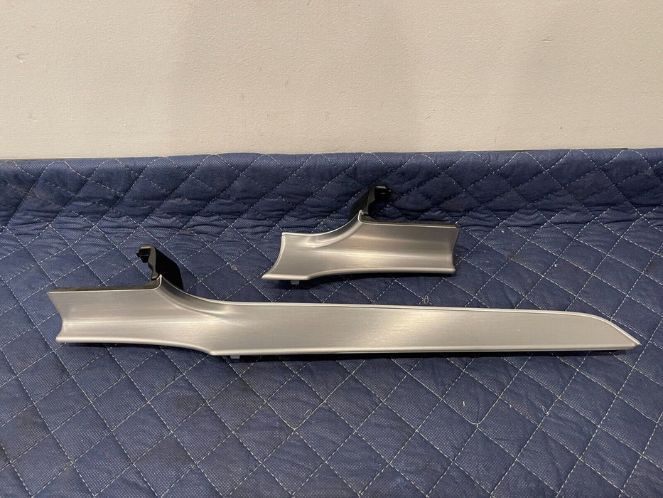 2017 MERCEDES-BENZ C63 AMG CONV LEFT & RIGHT CENTER DASH MOLDING PAIR OEM