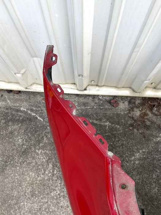 2017 NISSAN 370Z NISMO RED REAR BUMPER SOLID RED A54 OEM *HEAT DAMAGE/SCRATCHES*