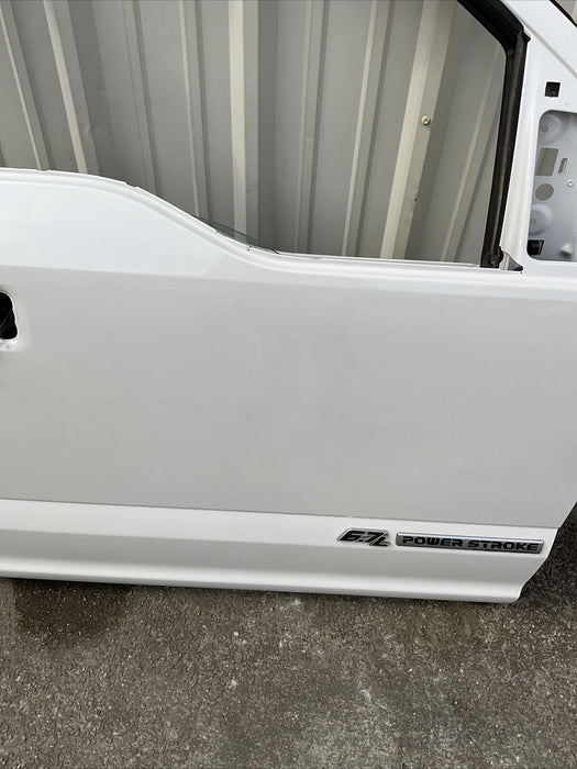 2017-2022 FORD F250 F350 F450 PLATINUM FRONT PASSENGER DOOR SHELL WHITE (UG) OEM