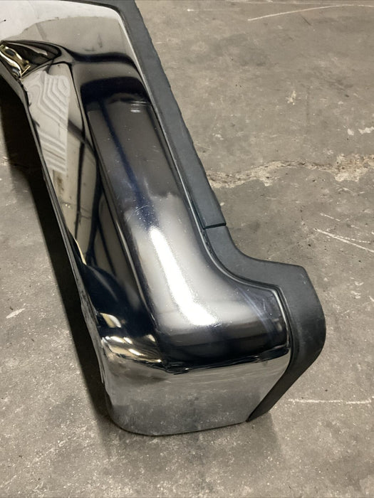 2017 2018 2019 FORD F250 F350 F450 CHROME REAR BUMPER W/O PARKING SENSORS OEM