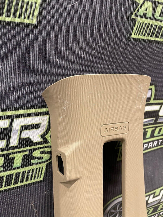 2017-2019 FORD F250 F350 F450 TAN/BEIGE LARIAT LEFT UPPER B PILLAR OEM *SCUFFS