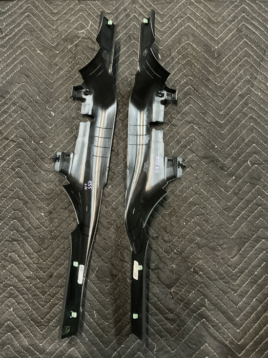 2022 RAM 1500 TRX LOWER TRIM B PILLAR KICK PLATE PAIR RIGHT LEFT OEM P6DQ89TX7AB