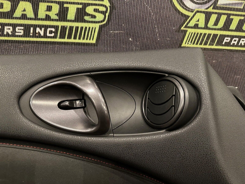 2018 NISSAN 370Z NISMO DRIVER LEFT DOOR PANEL W GUN METAL GREY HANDLE OEM *READ