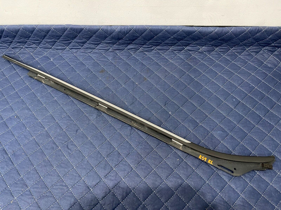 2017-2019 FORD F250 F350 REAR DRIVER LEFT WEATHER DOOR STRIP W/ CHROME OEM