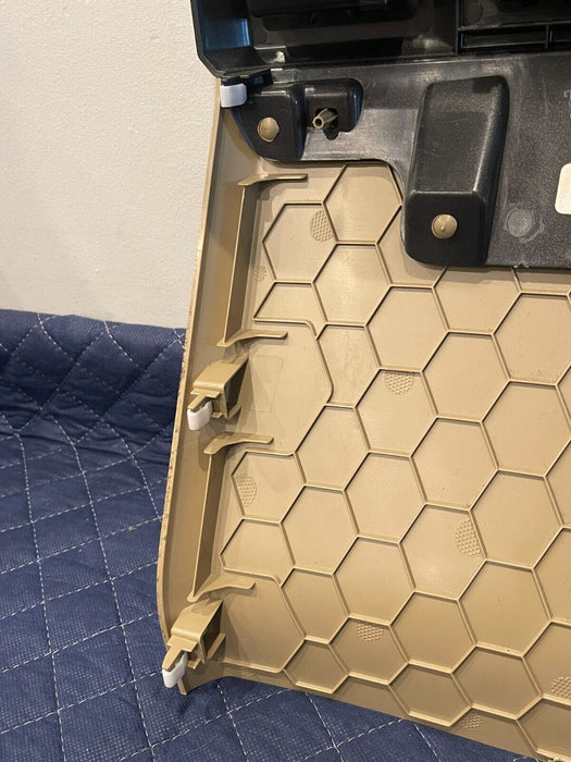 2017-2019 FORD F250 F350 F450 LARIAT TAN REAR CENTER CONSOLE END CAP PANEL OEM