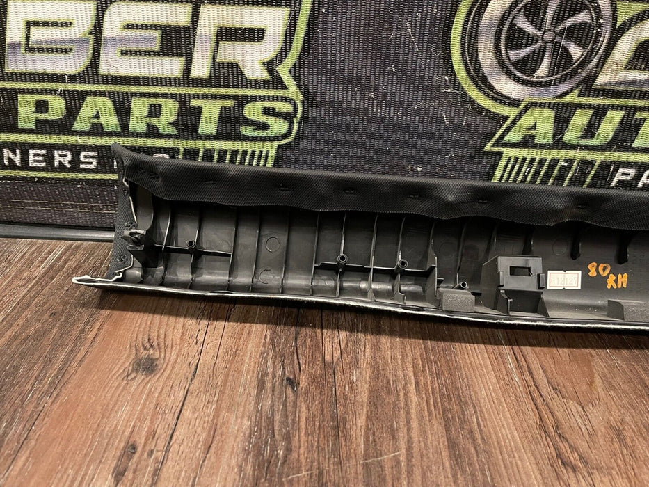 2018 NISSAN 370Z NISMO PASSENGER RIGHT INTERIOR A PILLAR TRIM PANEL OEM