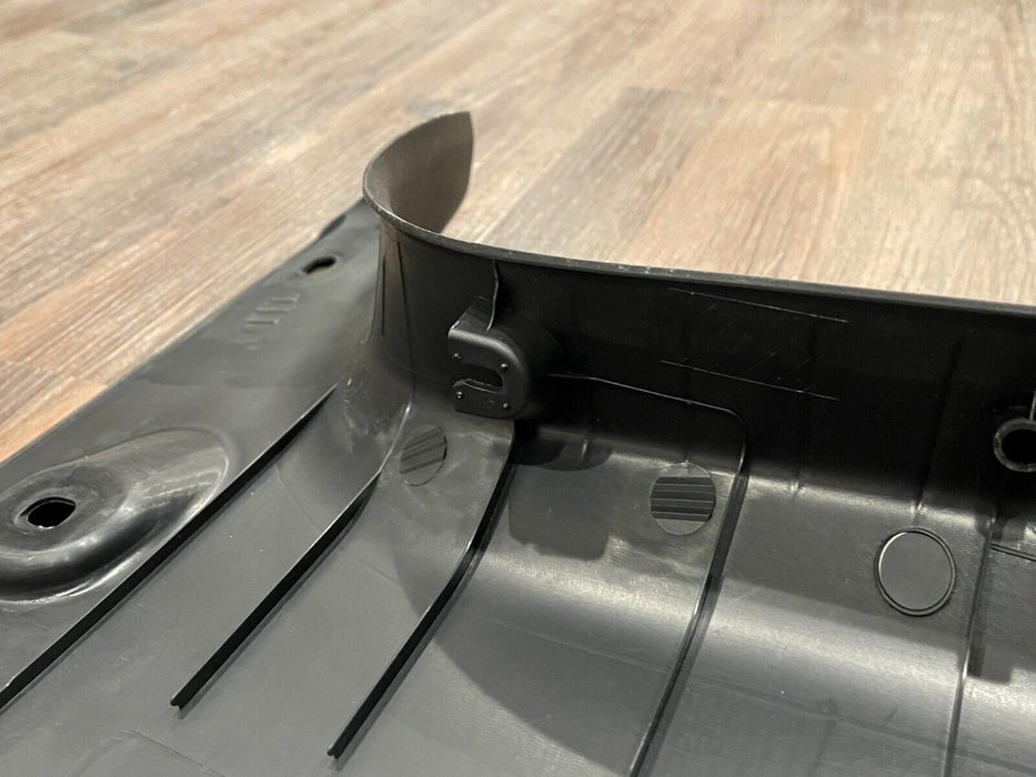 2017 INFINITI Q50 RED SPORT REAR TRUNK PLATE TRIM PANEL OEM *SCRATCHES*