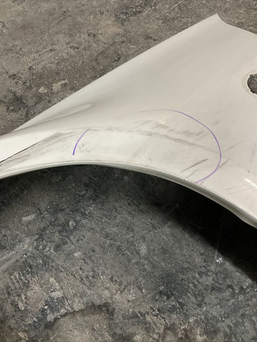 2014 NISSAN 370Z NISMO FRONT LEFT DRIVER FENDER PEARL WHITE OEM~DAMAGE~