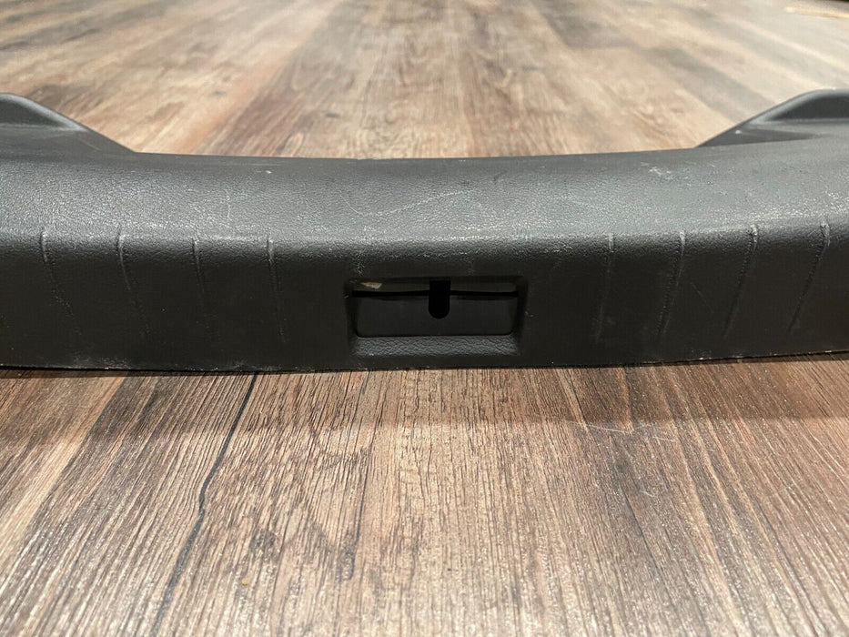 2017 INFINITI Q50 RED SPORT REAR TRUNK PLATE TRIM PANEL OEM *SCRATCHES*