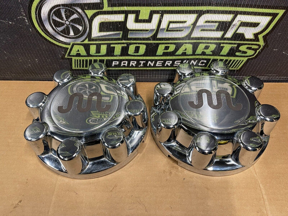 2017-2022 FORD F250 F350 F450 KING RANCH WHEEL CENTER CAPS (2) OEM