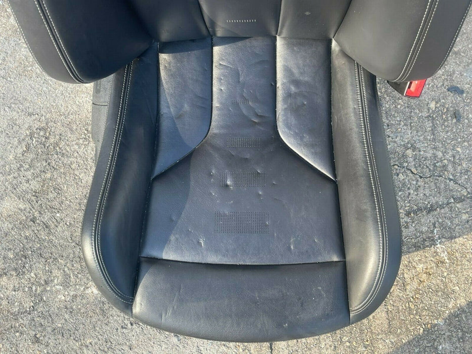 2015 BMW M4 COUPE FRONT PASSENGER SEAT BLACK LEATHER OEM 2016 2017 *DAMAGE*