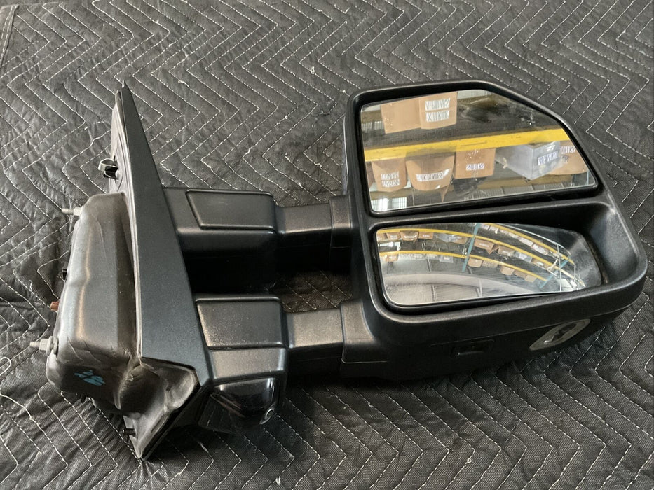 2020 FORD F250 F350 PASSENGER RH DOOR TOW MIRROR W/ CAMERA & BLISS OEM~DAMAGE~