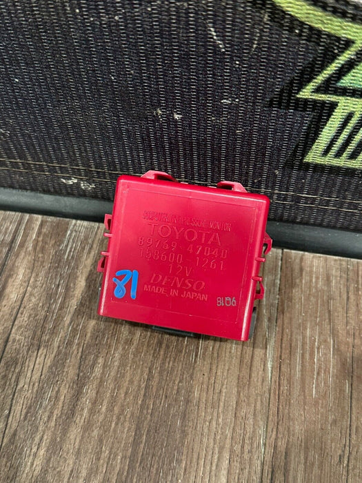 2014 TOYOTA PRUIS V TIRE PRESSURE SENSOR MODULE OEM 89769-47040