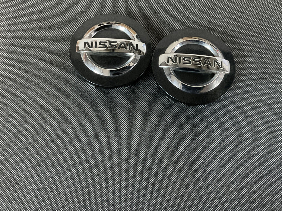 2010 NISSAN 370Z NISMO OEM WHEEL CENTER CAP PAIR W/ TPMS SENSOR 2009-2020