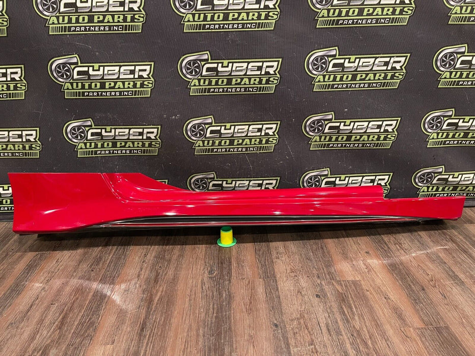 2017 NISSAN 370Z NISMO PASSENGER RIGHT SIDE SKIRT OEM *PC SOLID RED A54* (READ)