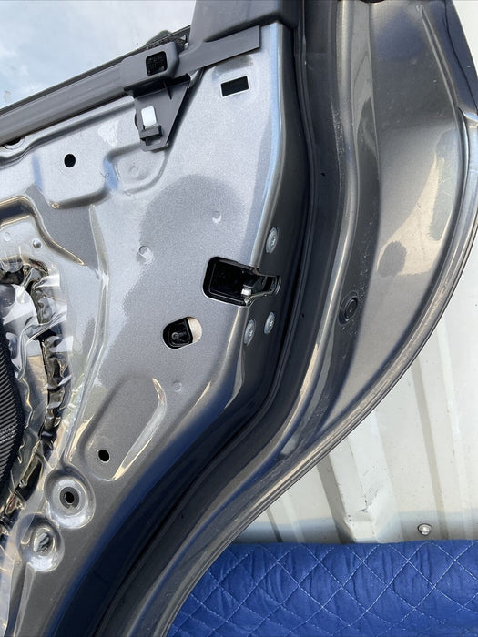 2014-2017 INFINITI Q50 RED SPORT REAR PASSENGER RIGHT DOOR GREY METALLIC~DENT~