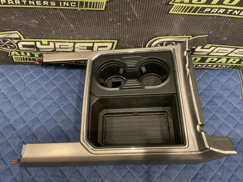 2017 FORD F250 F350 F450 CENTER CONSOL	E CUP HOLDER TRIM ~COSMETIC DAMAGE~