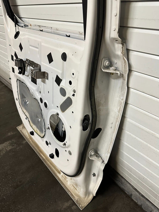 2017 FORD F250 F350 F450 KING RANCH REAR DRIVER DOOR METALLIC WHITE / CARIBOU