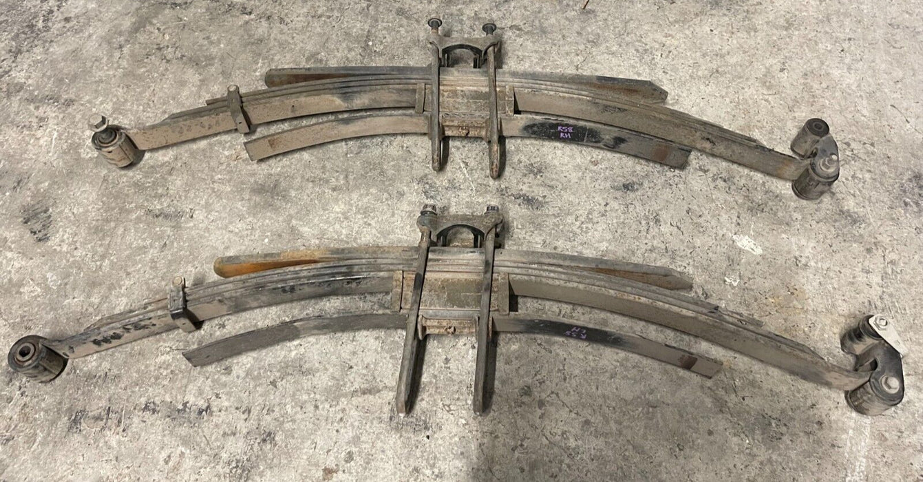 2017-2019 FORD F450 REAR LEFT & RIGHT LEAF SPRING ASSEMBLY PAIR OEM