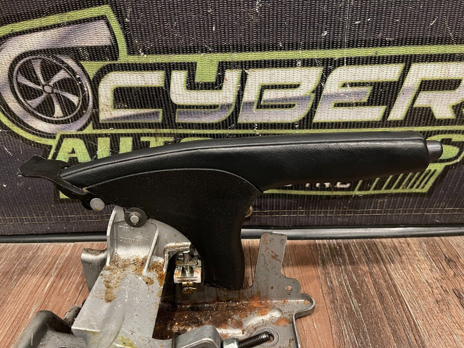 2018 NISSAN 370Z NISMO EMERGENCY E BRAKE HAND LEVER W GUN METAL GRAY BUTTON OEM