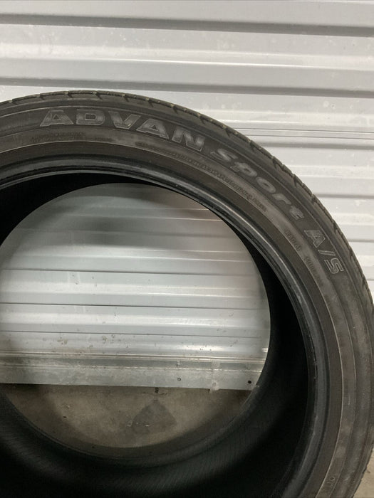 2018 NISSAN 370Z SPORT REAR TIRE YOKOHAMA ADVAN SPORT A/S 275/35R19